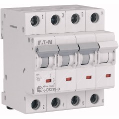 Wyłącznik nadprądowy 3P+N C 63A 6kA AC xPole Home HN-C63/3N 194917