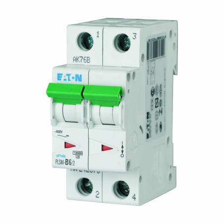 Wyłącznik nadprądowy 2P C 6A 10kA AC PLSM-C6/2-MW 242399