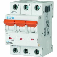 Wyłącznik nadprądowy 3P C 63A 10kA AC PLSM-C63/3-MW 242480
