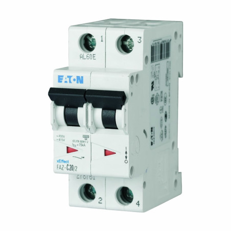 Wyłącznik nadprądowy 2P C 3A 15kA AC FAZ C3/2 278750