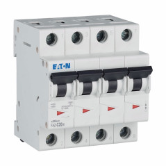 Wyłącznik nadprądowy 4P C 20A 15kA AC FAZ C20/4 279062