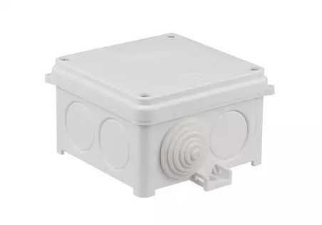 Puszka n/t hermetyczna pusta 88x88x55mm IP55 biała odporna na UV N80x80 35110206
