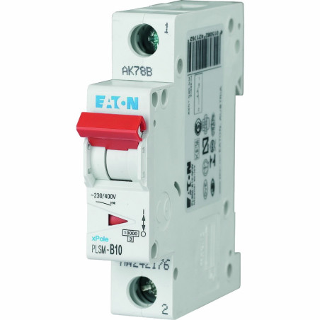 Wyłącznik nadprądowy 1P B 10A 10kA AC PLSM-B10-MW 242176