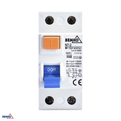 Wyłącznik różnicowoprądowy AC 2P 63A 300mA A05-N7-2-63-300