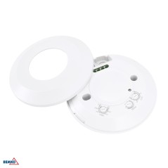 Czujnik ruchu mikrofalowy 800W 360 stopni IP20 okrągły biały B52-SES60WH-A