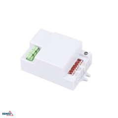 Czujnik mikrofalowy 500W 360st. IP20 prostokątny biały dip-switch B52-SES74WH