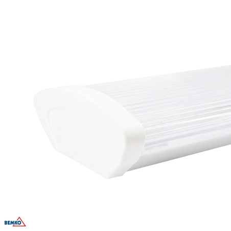 Oprawa nasufitowa kloszowa ALIT XP7 pod 2 świetlówki LED G13 T8 1200mm IP20 PC-CLEAR C184-E-XP7236KP-PC