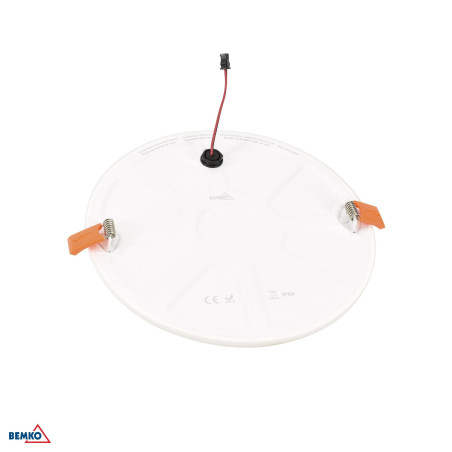 Oprawa downlight LED WALED 10W 4000K 860lm IP66/IP20 pf 0.5 125x20mm okrągła biała C70-DLW-R125-100-4K-WH