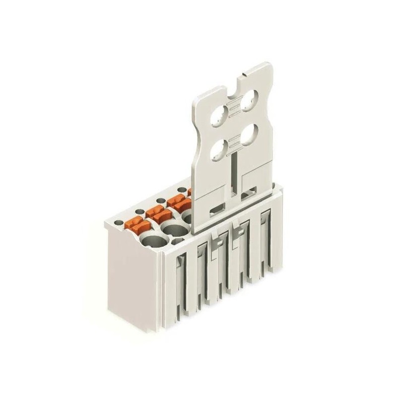 Gniazdo picoMAX raster 3,5mm 6-biegunowe z płytką uchwytową 2091-1106 /50szt./