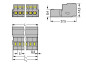 Wtyk MCS-MIDI Classic 8-biegunowy szary raster 5mm 231-608 /50szt./