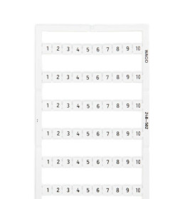 Oznaczniki Mini-WSB 10x 1-10 biały 248-502 /5szt./