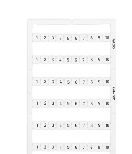 Oznaczniki Mini-WSB 10x 1-10 biały 248-502 /5szt./