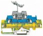 Złączka trzypiętrowa PE / L / L 2,5mm2 zolto-zielona / niebieska / szara 280-547 Złączka trzypiętrowa PE / L / L 2,5mm2 zolto-zielona / niebieska / szara 280-547