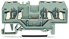 Złączka szynowa 3-przewodowa 2,5mm2 czerwona 280-653