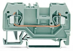 Złączka szynowa 2-przewodowa 2,5mm2 szara 280-901