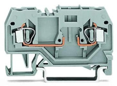 Złączka bazowa 2-przewodowa 2,5mm2 szara 10A 280-916