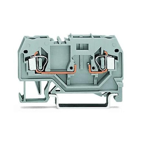 Złączka bazowa 2-przewodowa 2,5mm2 szara 10A 280-916