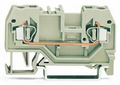 Złączka szynowa 2-przewodowa 2,5mm2 jasnoszara 280-992