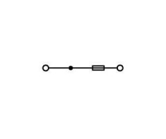 Złączka bezpiecznikowa 6mm2 szary 10A G 5x 20mm DIN 35mm 282-122