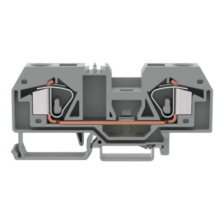 Złączka szynowa 2-przewodowa 16mm2 szara 283-901