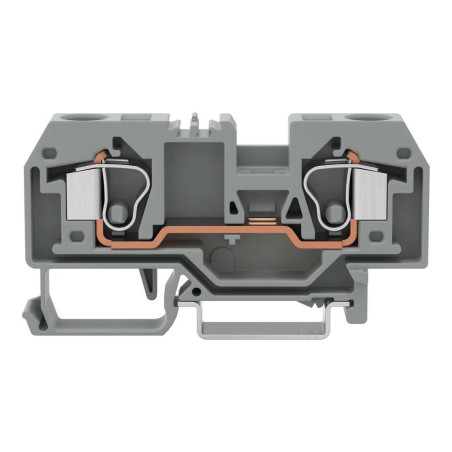 Złączka szynowa 2-przewodowa 10mm2 szara 284-901