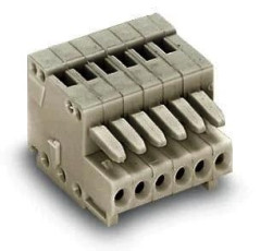Gniazdo MCS-MICRO 10-biegunowe jasnoszare raster 2,5mm 733-110