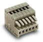 Gniazdo MCS-MICRO 10-biegunowe jasnoszare raster 2,5mm 733-110