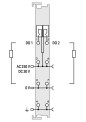 Moduł 2DO 230V AC 2,0A przekaznikowy 2z 750-512