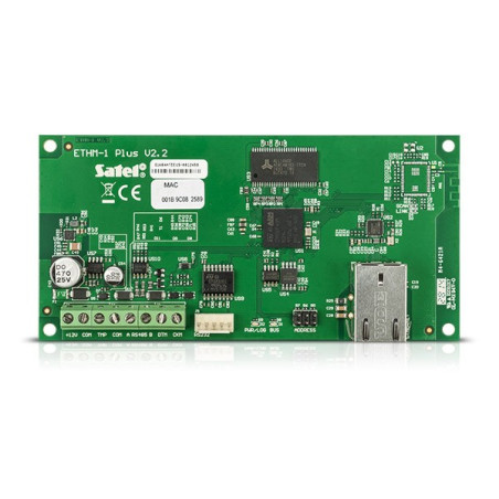 Moduł rozbudowy centrali systemu alarmowego komunikacyjny TCP/IP do central serii INTEGRA/ VERSA ETHM-1 PLUS