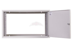 Szafa RACK 19 cali 6U 555x400mm IP30 RAL9002 (drzwi pełne) SZW Simple SZWS-19-6U-40-DP 19-8007SZWS-19-6U-40-DP