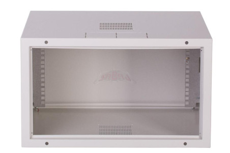 Szafa RACK 19 cali 6U 555x400mm IP30 RAL9002 (drzwi pełne) SZW Simple SZWS-19-6U-40-DP 19-8007SZWS-19-6U-40-DP