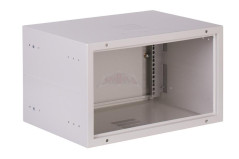 Szafa RACK 19 cali 6U 555x400mm IP30 RAL9002 (drzwi pełne) SZW Simple SZWS-19-6U-40-DP 19-8007SZWS-19-6U-40-DP