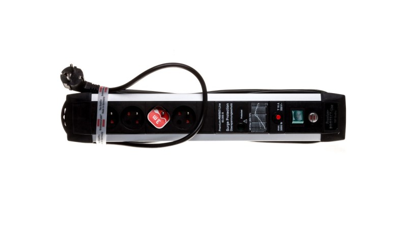 Listwa przeciwprzepięciowa Premium Protect Line 60kA 4x230V 3m H05VV-F 3G1,5 1391004604 Listwa przeciwprzepięciowa Premium Protect Line 60kA 4x230V 3m H05VV-F 3G1,5 1391004604