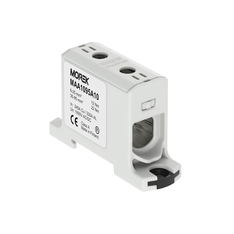 Złączka OTL95 kolor szary 1xAL/CU 6-95mm2 1000V AC / 1500V DC Zacisk uniwersalny MAA1095A10 Złączka OTL95 kolor szary 1xAL/CU 6-95mm2 1000V AC / 1500V DC Zacisk uniwersalny MAA1095A10