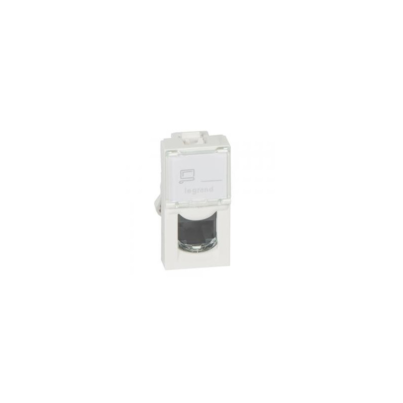 MOSAIC Gniazdo komputerowe pojedyncze RJ45 kat.5e białe UTP 076551 MOSAIC Gniazdo komputerowe pojedyncze RJ45 kat.5e białe UTP 076551