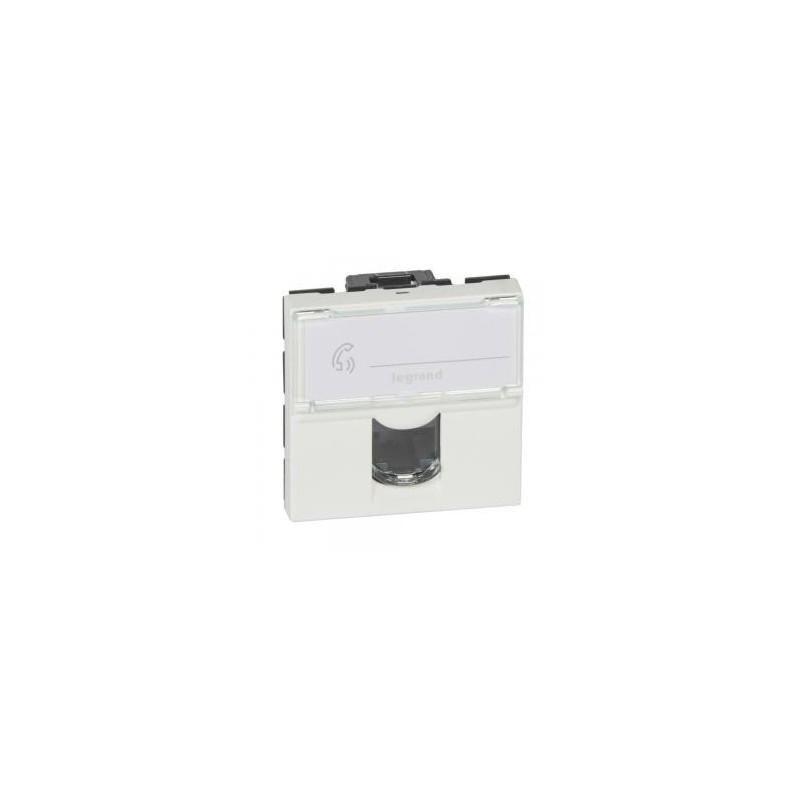 MOSAIC Gniazdo komputerowe pojedyncze RJ45 kat.5e UTP białe 076554 MOSAIC Gniazdo komputerowe pojedyncze RJ45 kat.5e UTP białe 076554