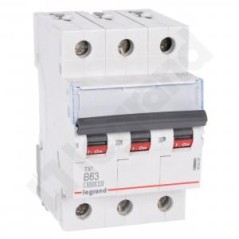 Wyłącznik nadprądowy 3P B 63A 6kA AC S303 TX3 403408