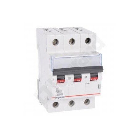 Wyłącznik nadprądowy 3P B 63A 6kA AC S303 TX3 403408