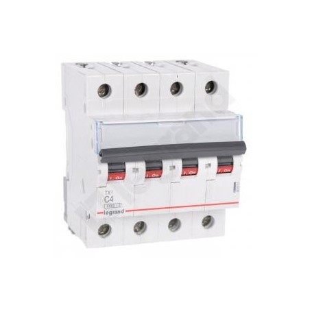 Wyłącznik nadprądowy 4P C 4A 6kA AC S304 TX3 403557