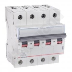 Wyłącznik nadprądowy 4P C 50A 6kA AC S304 TX3 403567