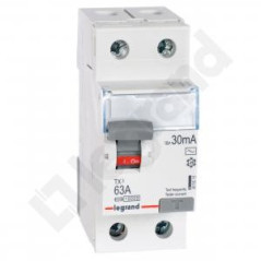 Wyłącznik różnicowoprądowy 2P 63A 0,03A typ AC P302 TX3 411511