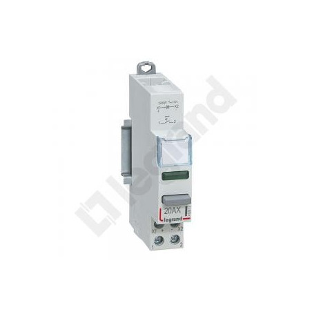 Łącznik modułowy bistabilny z lampką LED 1Z 20A 12/48V AC/DC LP441 412912