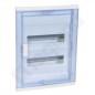 Rozdzielnica modułowa 2x12 podtynkowa IP40 RWN (drzwi transparentne) 602422 Rozdzielnica modułowa 2x12 podtynkowa IP40 RWN (drzwi transparentne) 602422