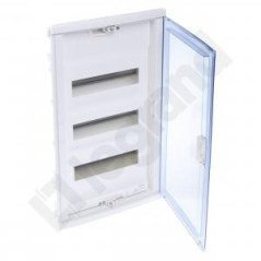 Rozdzielnica modułowa 3x12 podtynkowa IP40 RWN (drzwi transparentne) 602423