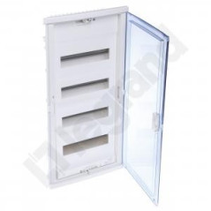 Rozdzielnica modułowa 4x12 podtynkowa IP40 RWN (drzwi transparentne) 602424