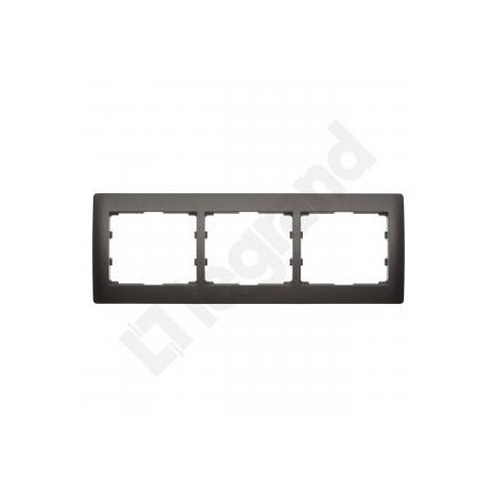 SISTENA LIFE Ramka potrójna pozioma choco 771203