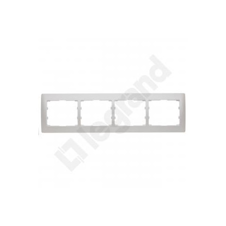 SISTENA LIFE Ramka poczwórna pozioma pearl 771504