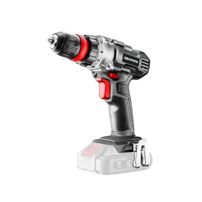 Wiertarko-wkrętarka akumulatorowa 18V Li-lon Energy+ /zdejmowany uchwyt 10mm, bez akumulatora/ 58G022 Wiertarko-wkrętarka akumulatorowa 18V Li-lon Energy+ /zdejmowany uchwyt 10mm, bez akumulatora/ 58G022