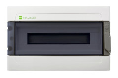 Rozdzielnica hermetyczna EP-LUX natynkowa 1x18 1500V DC 1000V AC PE+N dymny IP65 1955-01