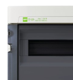 Rozdzielnica hermetyczna EP-LUX natynkowa 1x6 1500V DC 1000V AC PE+N dymny IP65 1960-01